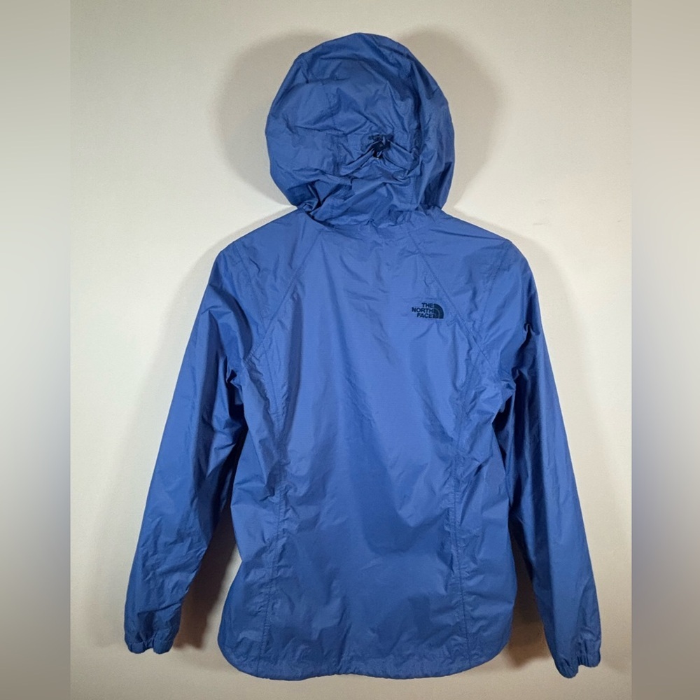 The North Face Womens Small Blue Hooded Windbreaker Jacket Lightweight - Picture 7 of 10